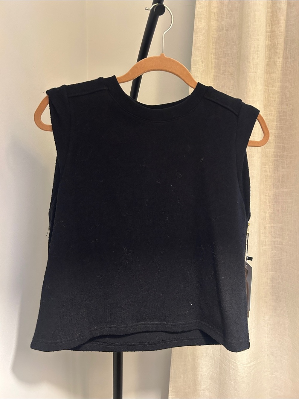 Sleeveless Black Top